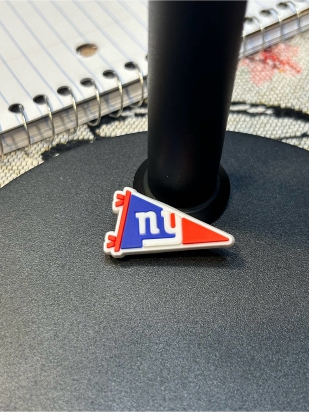 3/$8 New York Giants Pennant Croc Charm
